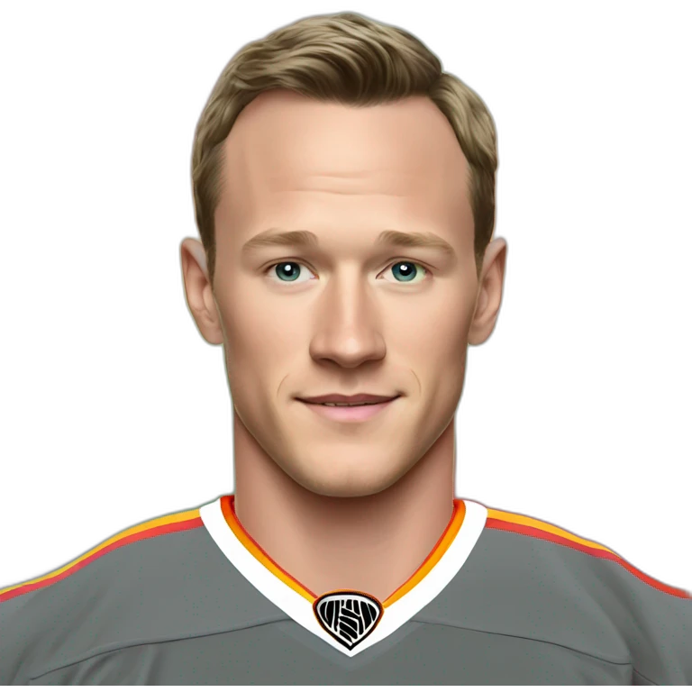Jonathan Toews as a rainbow flame  emoji