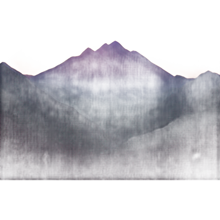 Sunset in the mountain emoji