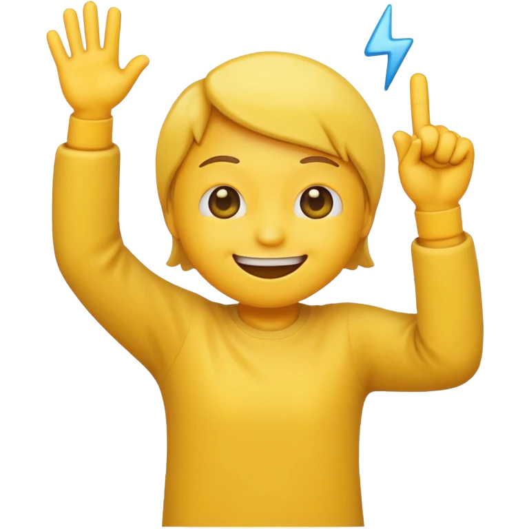 Emoji hitting the dab emoji