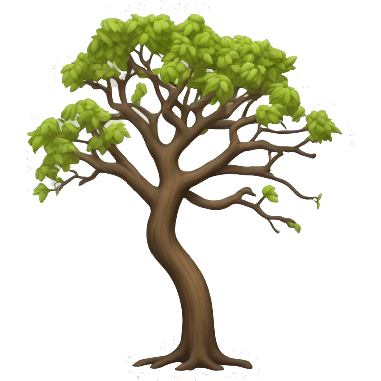 leafless tree emoji