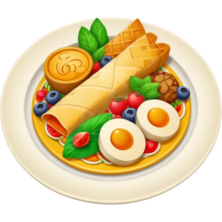 fancy meal emoji