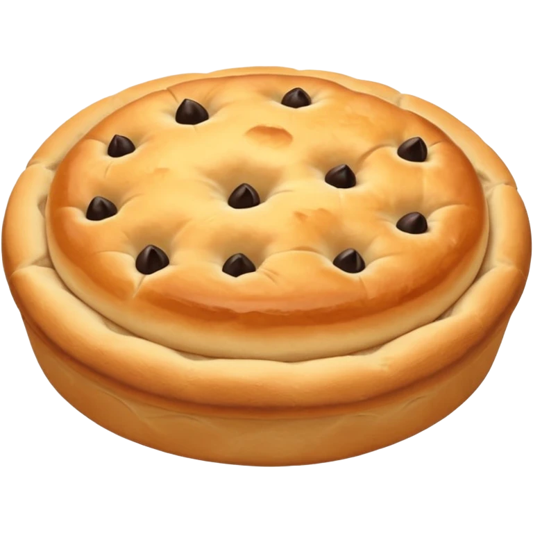 round focaccia without seasoning emoji
