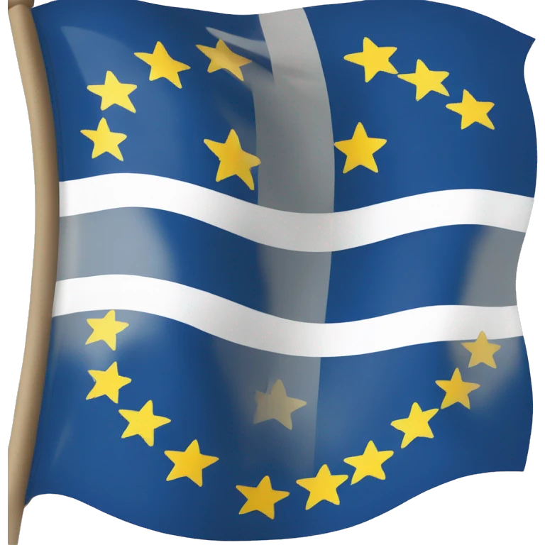 A flag with blue dominant color, text inside "FREE" emoji