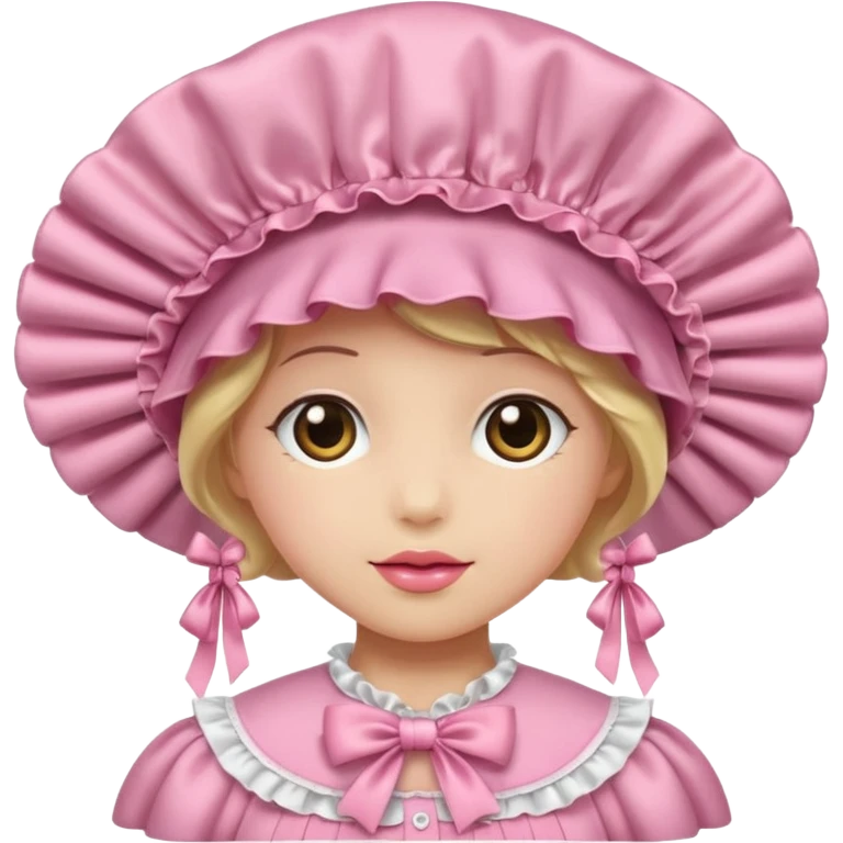 Pink bonnet emoji