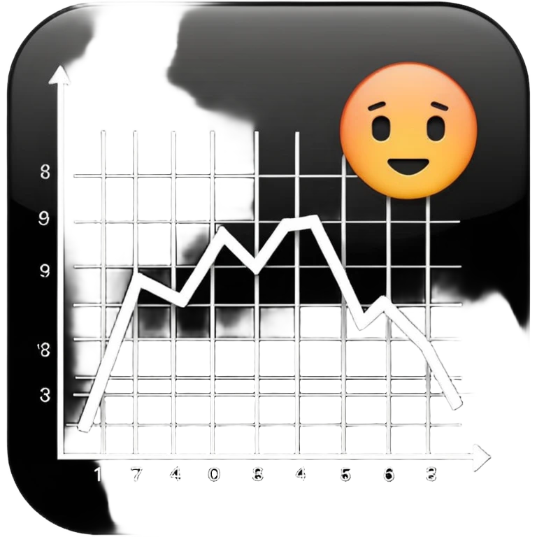 negative graph emoji