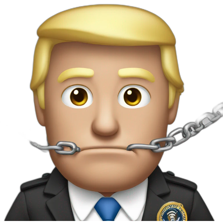 trump-in-handcuffs emoji