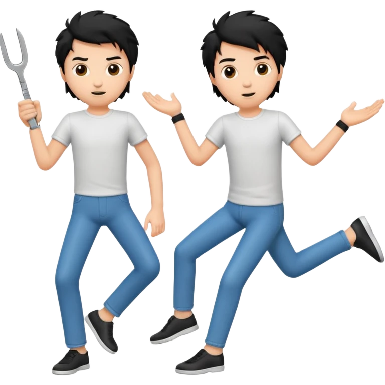 Scissoring animated  emoji