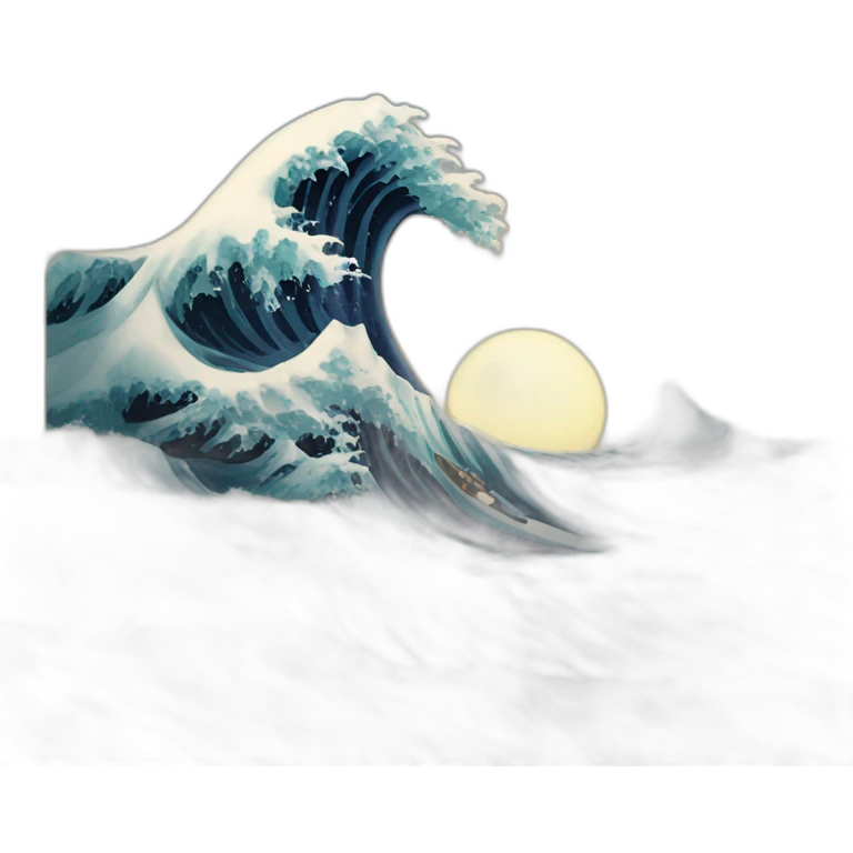 Wave emoji