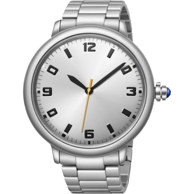 A hand with a watch emoji