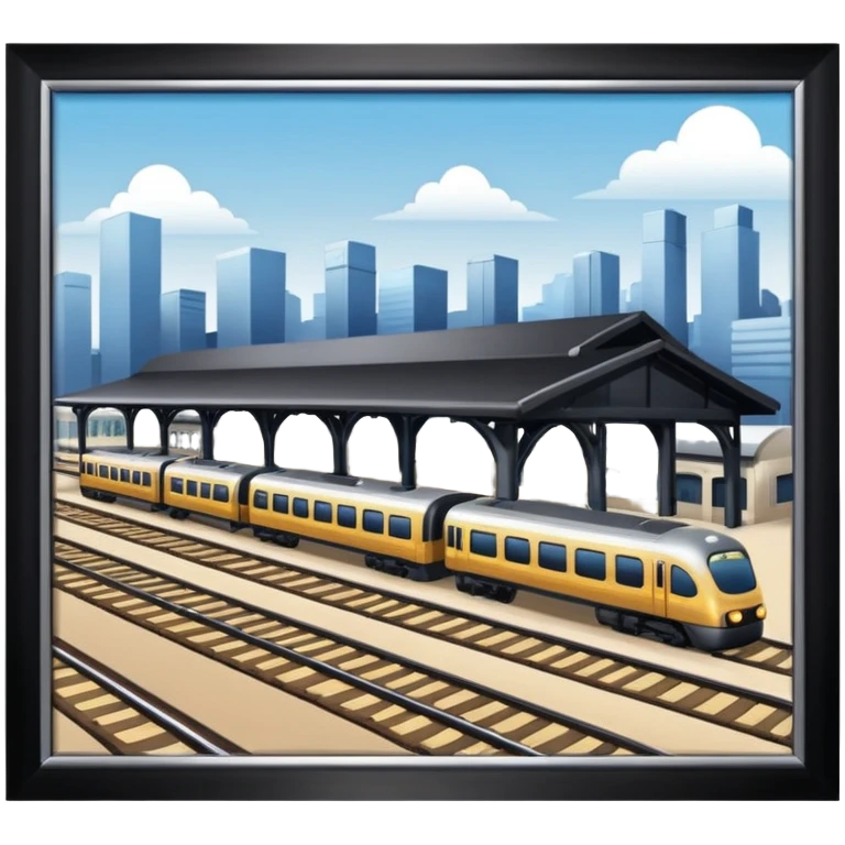 train station emoji
