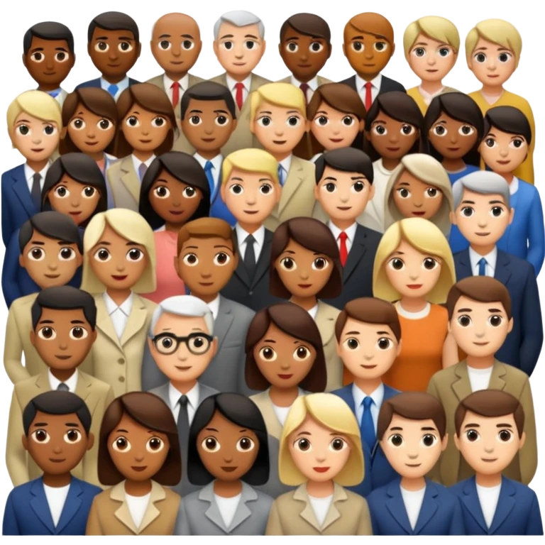 multitud emoji