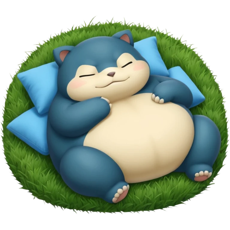 Sleeping snorlax pokemon emoji