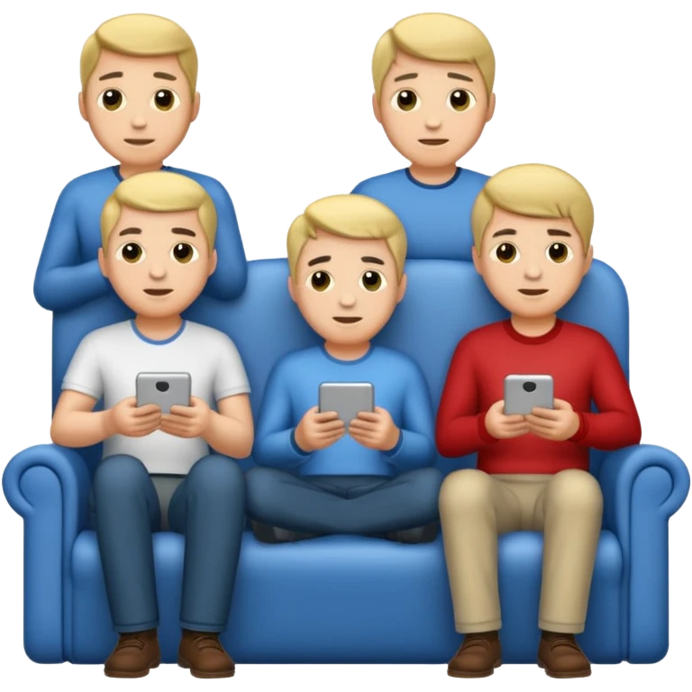 Lap of men emoji