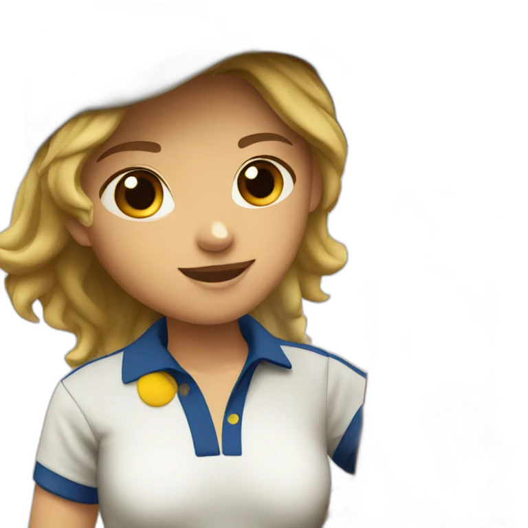 Polo player emoji