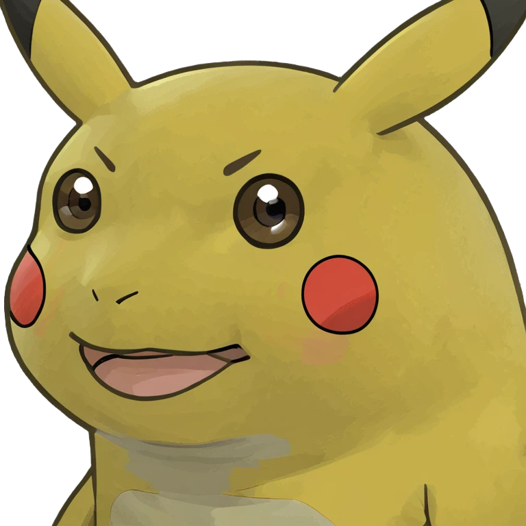 Pikachu face  emoji