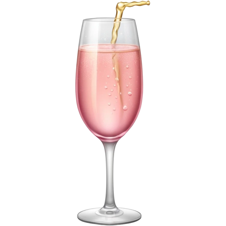 Champagne rosa emoji