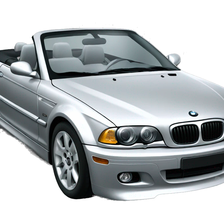 Silver e46 convertible sportback emoji