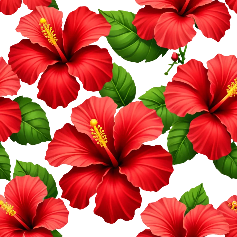 hibiscus flowers emoji