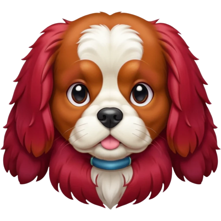 ruby colored king charles emoji