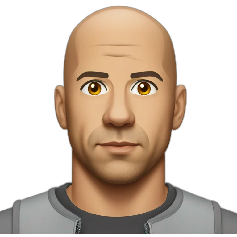 actor vin diesel serious emoji