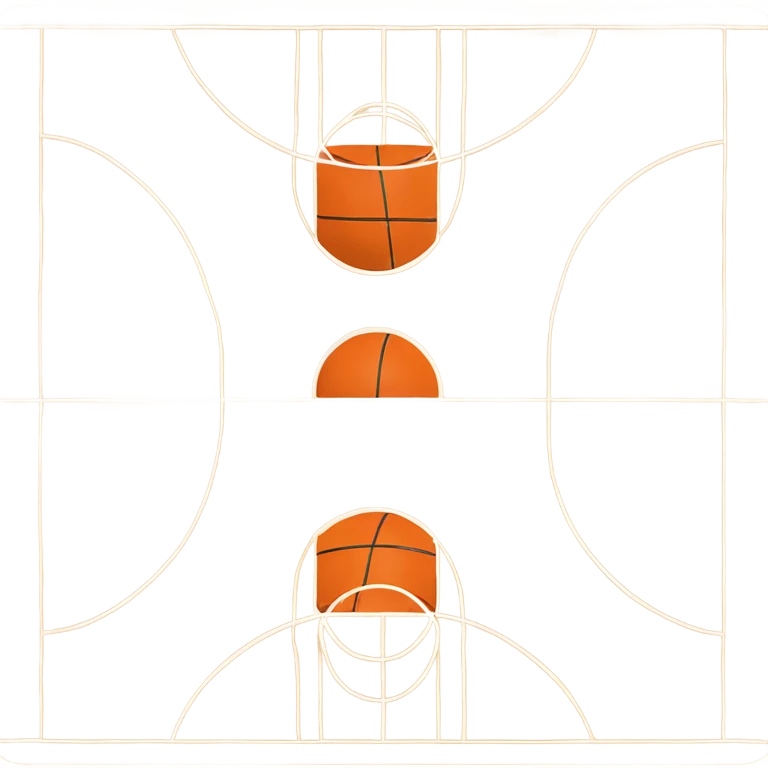 Basketball court emoji