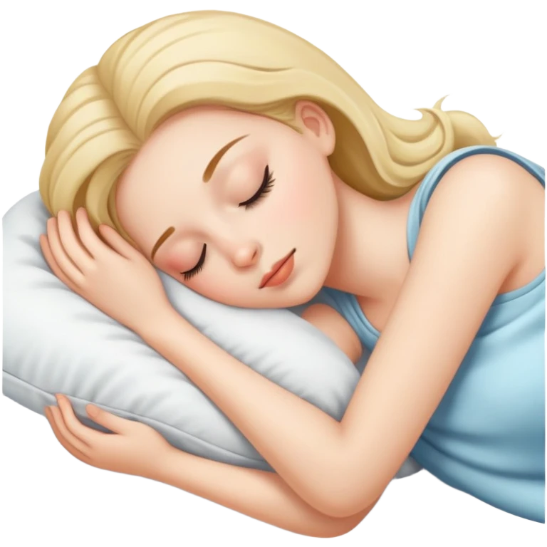 Chica durmiendo emoji