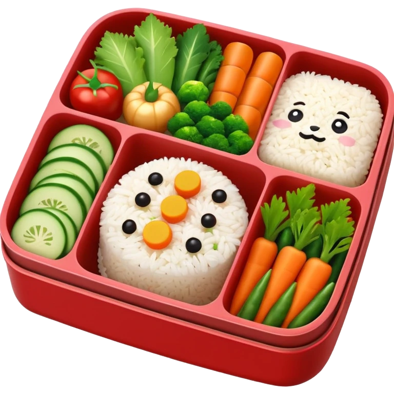 a cute bento emoji