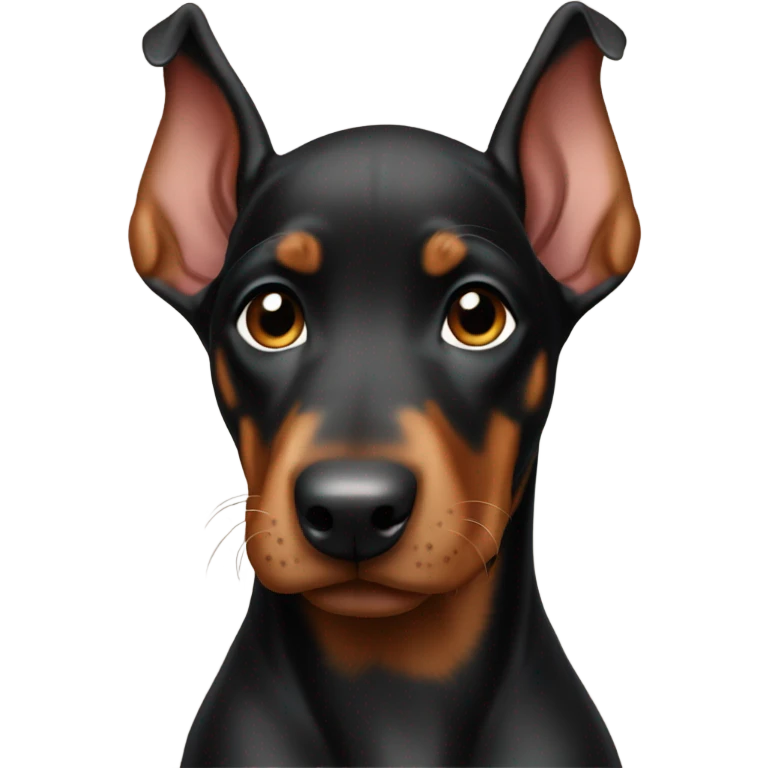 Doberman puppy emoji