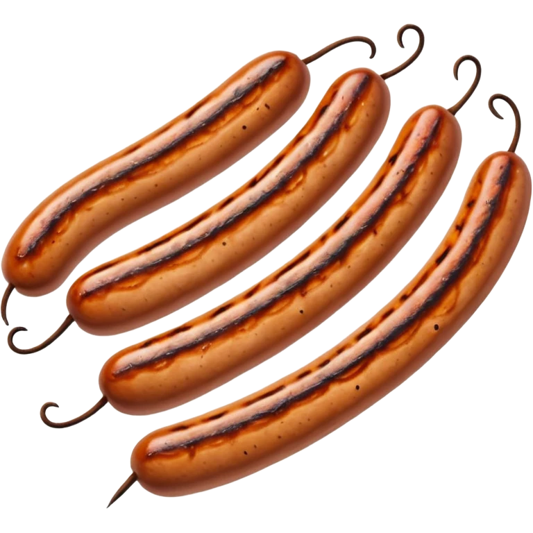 Grilled sausage emoji