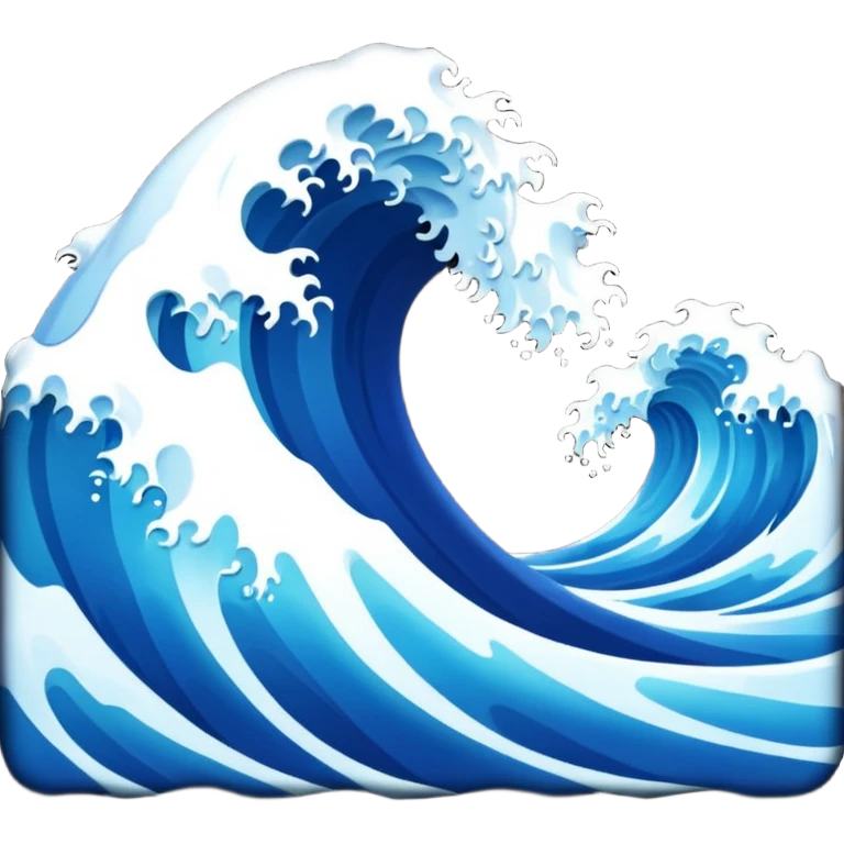 Wave emoji