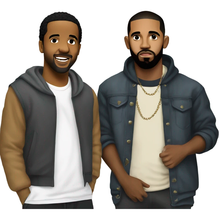 Drake and Kendrick Lamar relations emoji