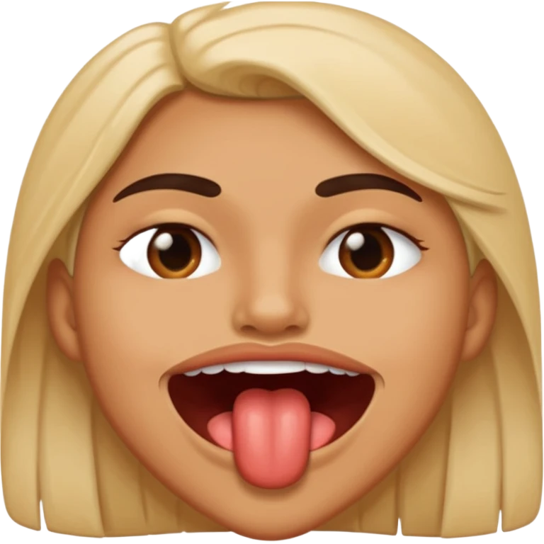 Lip bite emoji