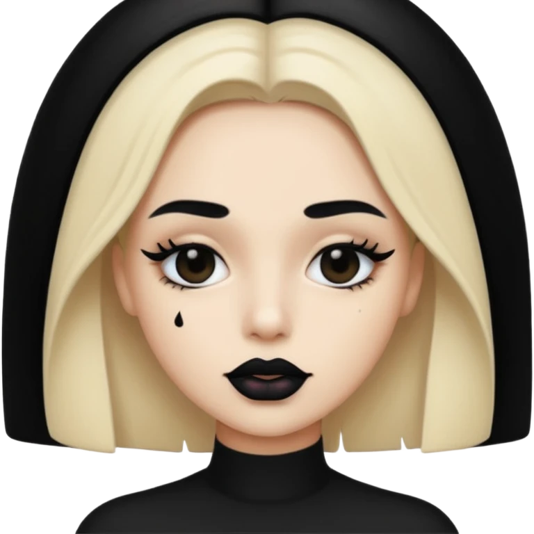 💋in black emoji
