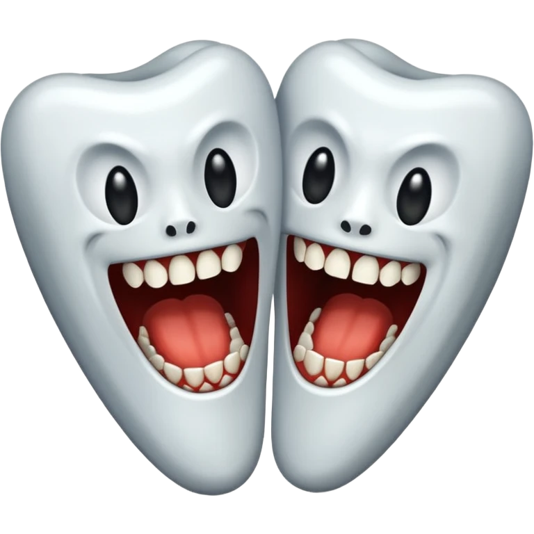Hungry teeth emoji