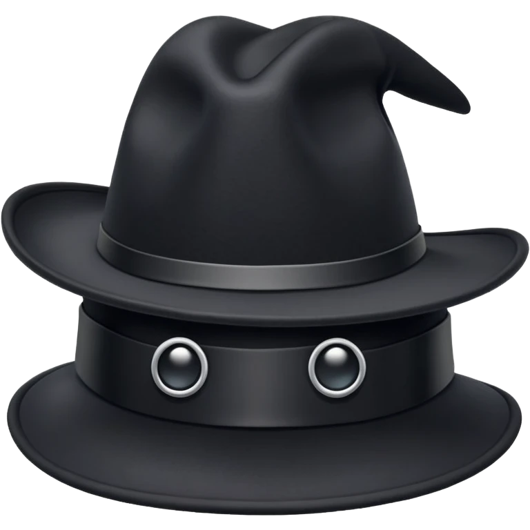 black hat emoji