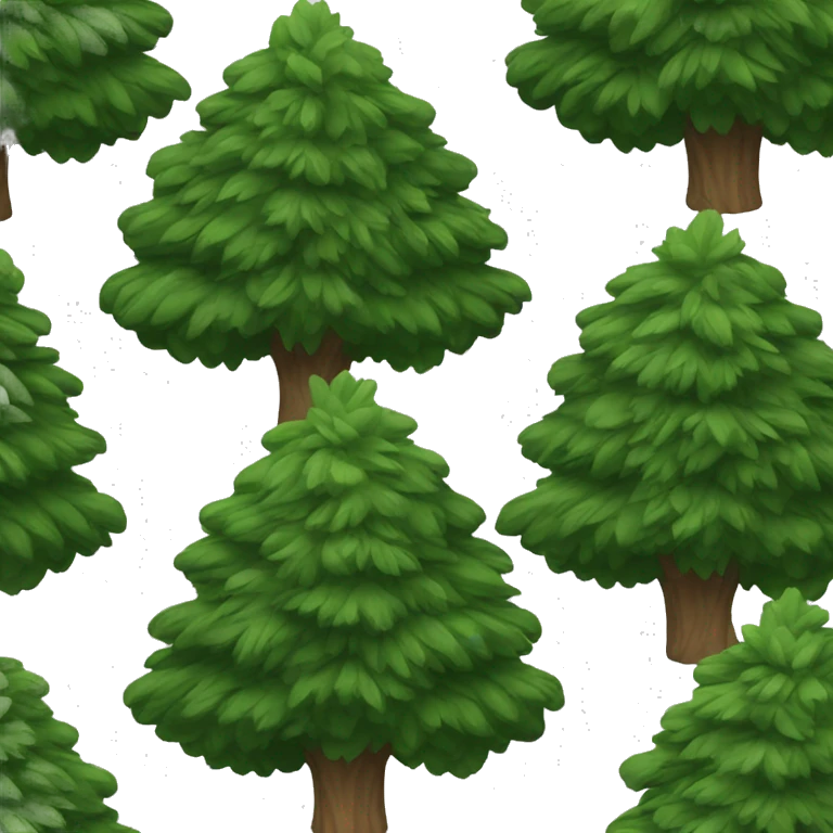 Pine green tree emoji