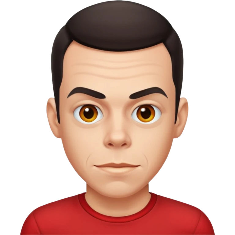 Steve-O with red shirt emoji