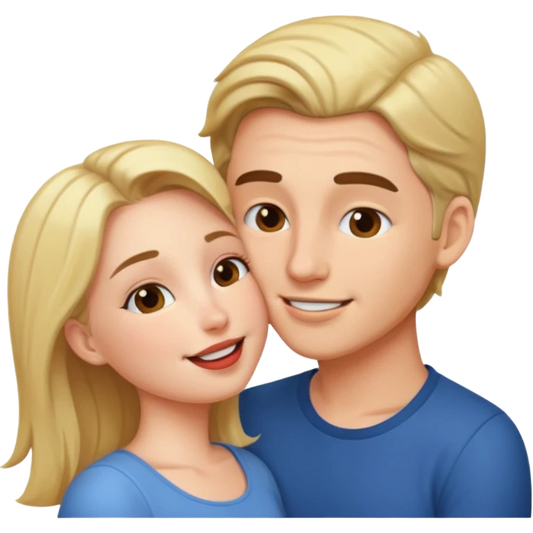 Lover kissing emoji