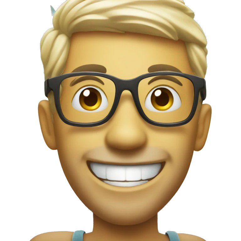 Vacation smiley emoji