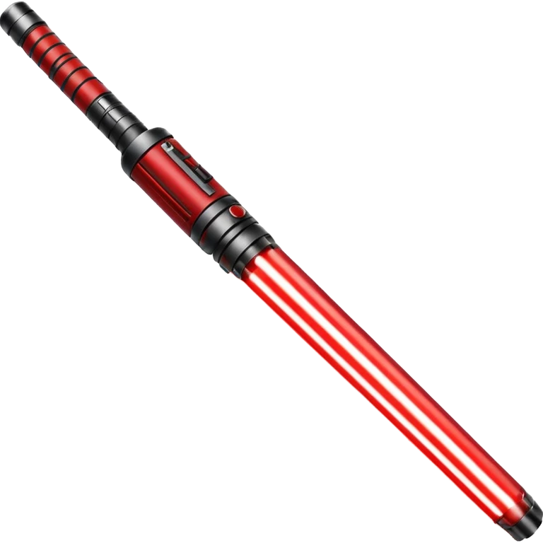 Red lightsaber emoji