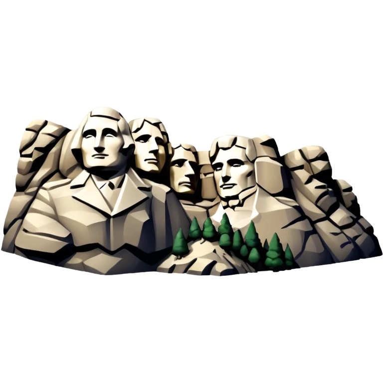 Mount Rushmore emoji