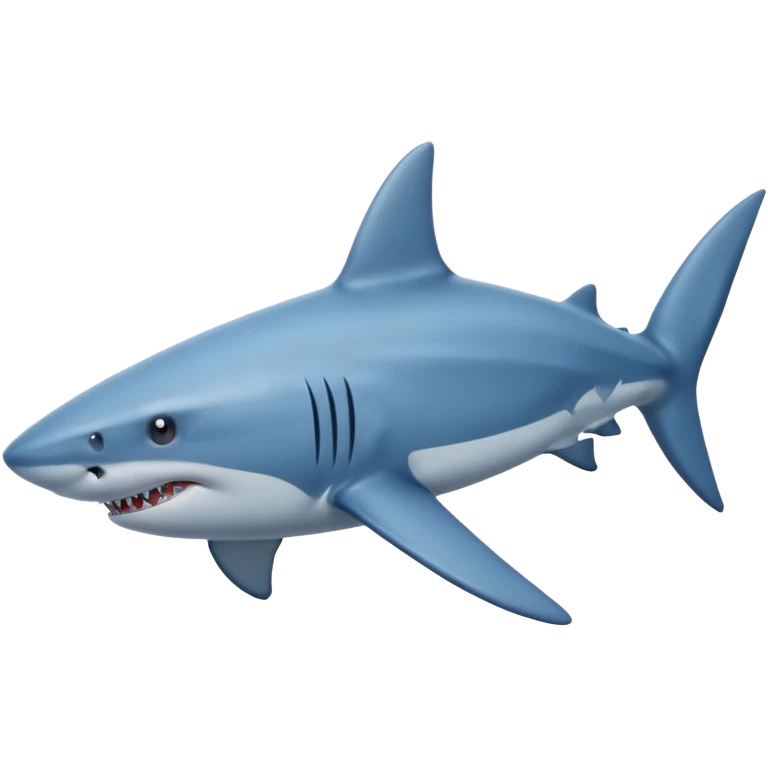 Shark hype blue emoji