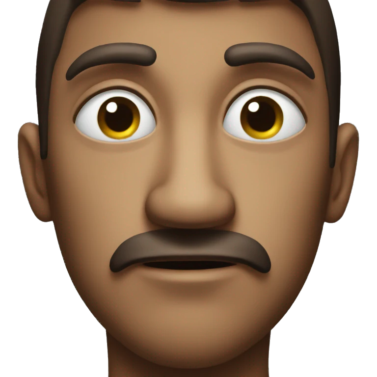 menace suspicious face emoji