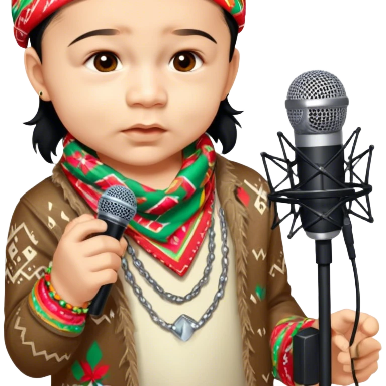 Colorful Singer emoji