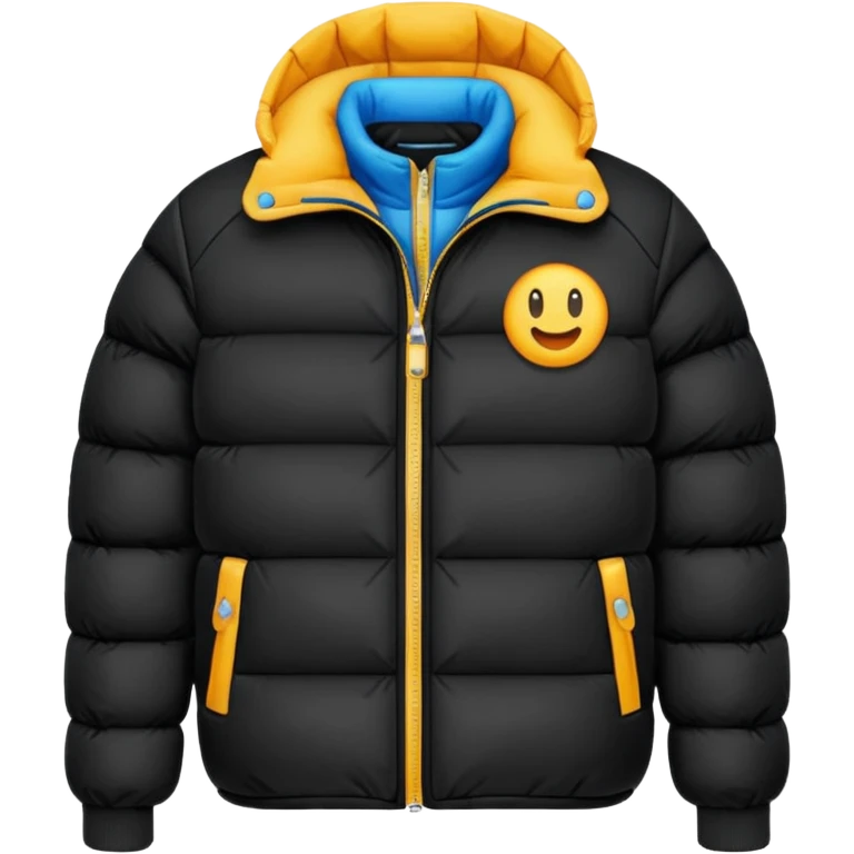 black puffer emoji