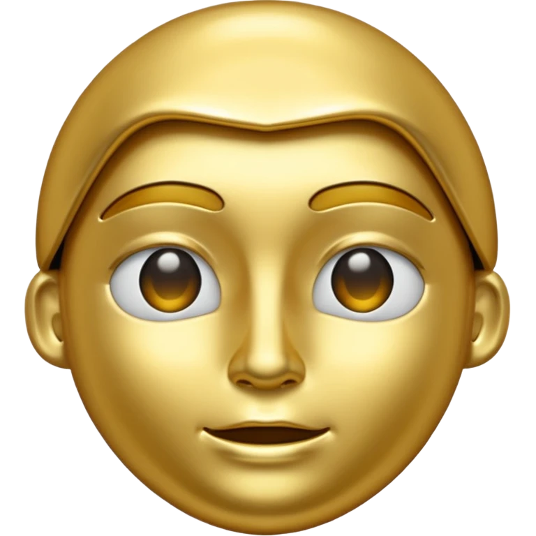 🤍 in gold emoji