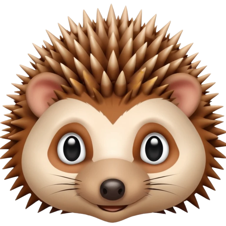 hedgehog face emoji