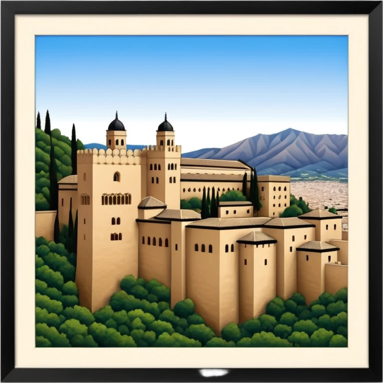 The alhambra of granada, spain  emoji