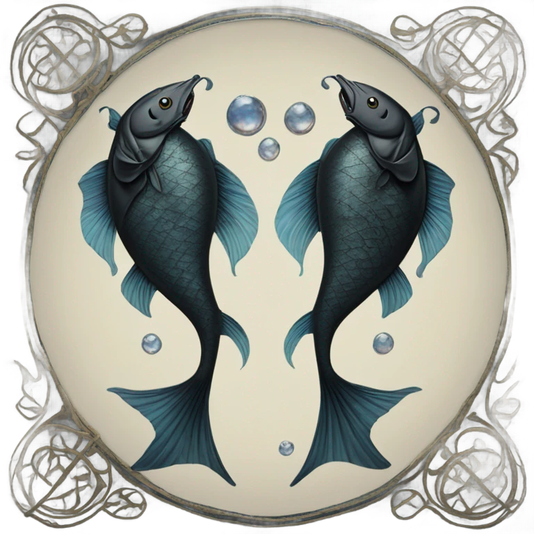 Gothic Pisces  emoji