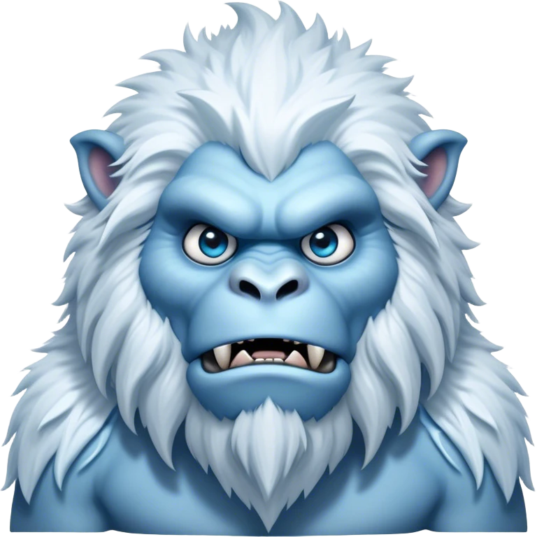 Cinematic Realistic WoW Yeti Portrait, head tilted epicly and inquisitively, showcasing a primal blend of raw might and mystical allure. His thick, shaggy fur in icy whites and pale blues and piercing ice-blue eyes are rendered in meticulous detail under dynamic, frosty lighting, high shine, epic and awe-inspiring, embodying the mystique of the frozen wilderness. emoji